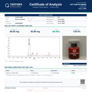 Alternative view of 5-Amino-1MQ – 50 mg