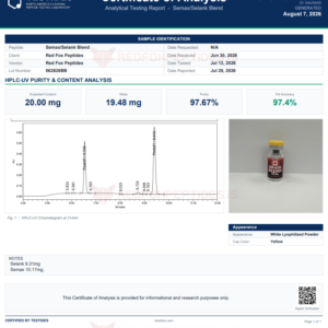Alternative view of BRAIN BLEND (SEMAX + SELANK) – 20 mg