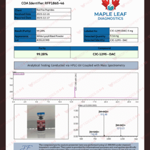 Alternative view of CJC-1295 (DAC) – 5 mg