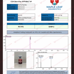 Alternative view of GHRP-2 – 10 mg