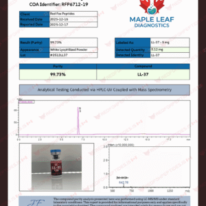 Alternative view of LL-37 (Antimicrobial Peptide) – 5 mg