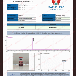 Alternative view of MAZDUTIDE – 10 mg