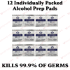 alcohol prep pads