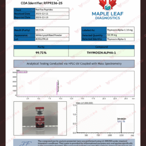 Alternative view of THYMOSIN ALPHA-1 – 10 mg
